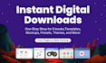 build a stunning online store for your digital downloads