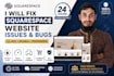 fix squarespace website issues and bugs in 24 hours
