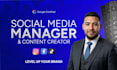be your social media manager and creative content designer