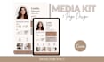 design an aesthetic media kit