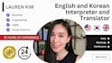 be your korean interpreter with the best localization