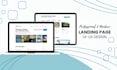 create professional and modern landing page UI UX design using figma