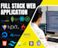create front end and back end web application