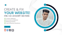 create a stunning, responsive website using HTML, CSS, and javascript