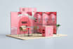 design trade show booth and backdrop banner professionally