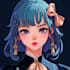 design vtuber model character in live2d with anime style