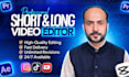 do cinematic youtube, vlog, wedding and social media reels video editing