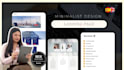 minimalist design a landing page with wix