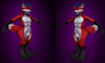 create 3d vrchat avatar, fursona and custom furry avatar, vtuber reference sheet