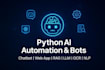 build python ai automation, web app, chatbot, rag system, nlp, ocr, llm bot