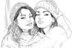 draw black and white illustrations