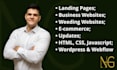 create a responsive website with a unique design