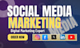 be your social media marketing manager and  content creator