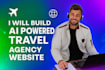 build ai powered travel agency website with hotel flight booking gds integration
