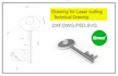 do 2d drawing, technical drawing, dxf,file for laser cutting