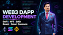 develop a secure web3 dapp with defi, nft and smart contract integration
