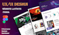 do website layouts dashboards webapp using figma