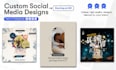 design professional social media posts