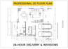 provide high quality 2d floor plans and elevations within 24 hours