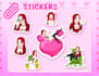 create sticker human chibi anime cartoon procreate