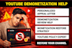 craft a personalized youtube demonetization appeal to help restore your channel