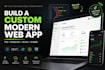 build a custom modern web app