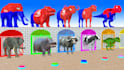 create 3d animal crossing fountain animation