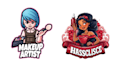 design modern cartoon makeup artist logo