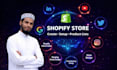 professional shopify store set up cross listing