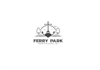 design beautiful waterfront park boat terminal logo