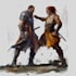 do a game character art concept art