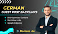 do quality guest post on german blogs with dofollow german backlinks