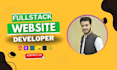 do website development as full stack web developer, front end, backend developer