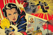 draw a retro vintage comic illustration