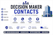 provide b2b decision maker leads with verified emails
