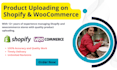 do product upload on shopify and woocommerce store