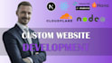build website as full stack developer, front end, backend developer