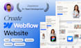 develop webflow website design, convert figma to webflow