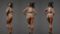 3d cartoon model,stylized character 3d nsfw art,vr model,3d game character model