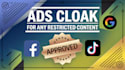 cloak ads approval,tiktok cloak,facebook cloak,google cloak, website sales 2days