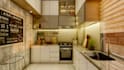 do kitchen design and 3d render