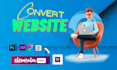 convert figma to wordpress, xd to wordpress, psd to wordpress figma to elementor
