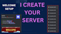 create a professional esports or community discord server