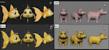 do stylized cartoony characters
