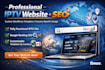 build SEO optimized iptv website template for fast rankings