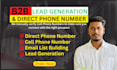 collect direct phone numbers, email list, and b2b lead generation