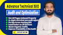 conduct a detailed technical SEO audit and fix all issues