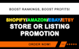 do effective ebay promotion and shopify, etsy, web, amazon visitors