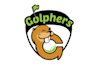 design creative modern youth golf gopher ball logo