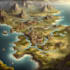 do map illustration vector map fantasy map road map city map